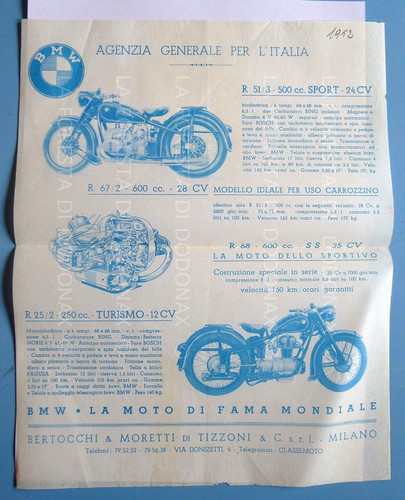 Brochure pubblicità moto - pubblicità,
