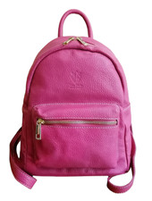 Zaino Bello in Vera Pelle Donna Manico Primavera Estate 2022 MADE IN TALY