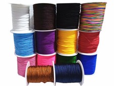 20mt corda cordino intrecciato in nylon 1mm per bracciale bijoux 