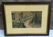 DIPINTO ACQUERELLO PAESAGGIO