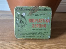 Bioplastina Serono Scatola Medicinali In Latta Vintage