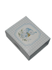 Scatola portaconfetti azzurro