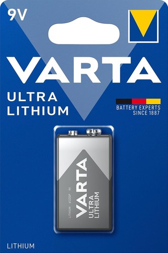 Batteria litio 9 volt - 9,