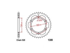 CORONA 42 DENTI PASSO 520 JT