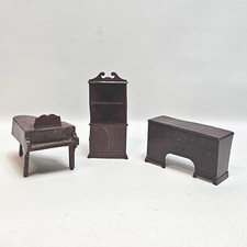 Pianoforte vintage Jaydon, tavolo buffet, mobile ad angolo. Pezzi deformati. *Leggi Desc