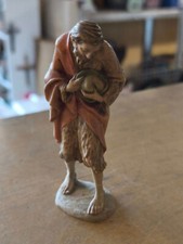 ANRI KUOLT PASTORE CON CAPPELLO 12,5 CM PRESEPE - STATUA STATUETTA STATUINA