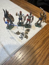 Lotto di 4 figurine soldatini