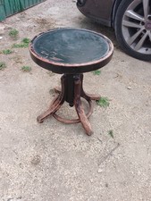 ANTICO SGABELLO PER PIANOFORTE REGOLABILE 38x38