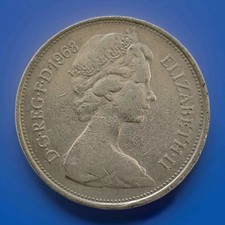 Moneta da 10 Pence nuovi, del