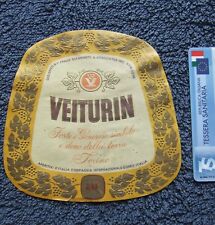 VEITURIN Etichetta Vino Liquore Torino Cuneo Collezione Privata