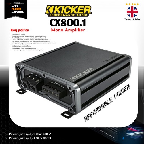 Kicker cx800 amplificatore - cx800.1,