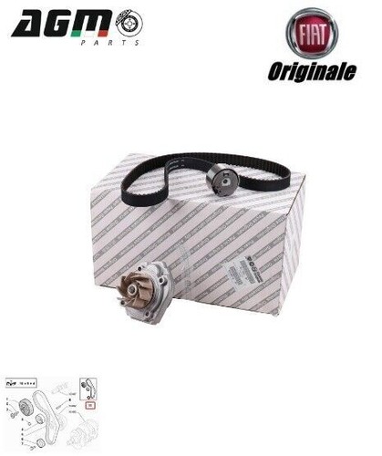 Kit distribuzione pompa acqua - distribuzione,