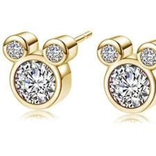Disney gold mickey - mickey, stud