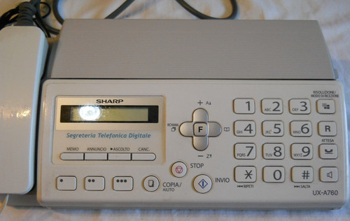 Fax telefono sharp segreteria - sharp,