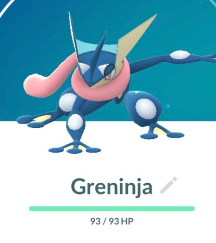 Pokemon greninja l19 - go, *l19