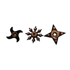 Gomma NInja Stars Set di 3