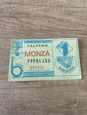 Palermo-Monza 1982/83 biglietto Calcio (No Juventus,Lazio,Inter,Roma,Milan)