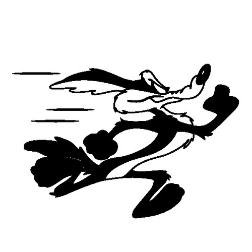 Sticker autocollant coyote - , qui