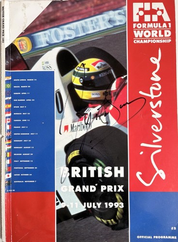 Autografo ayrton senna - autografo,