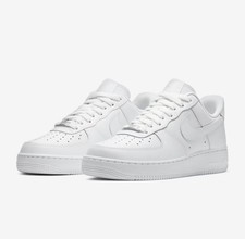 NIKE AIR FORCE 1 '07 SNEAKERS UOMO DONNA BIANCO NUMERO 43 ORIGINALI