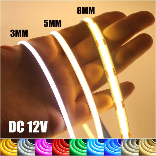 Striscia led cob luci corda - led,