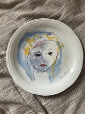 Piatto In Ceramica “Volto