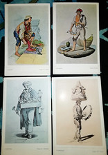 MESTIERI ANTICHI - LOTTO DI 20 CARTOLINE D'EPOCA - EDIZ. MUSEO NAZ.  S. MARTINO