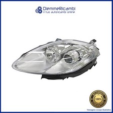 FARO PROIETTORE ANT SINISTRO PARABOLA CROMATA FRECCIA BIANCA SX FIAT BRAVO 07->