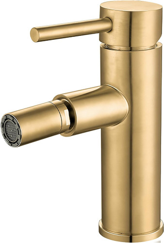 Rubinetto bidet dorato - rubinetto,