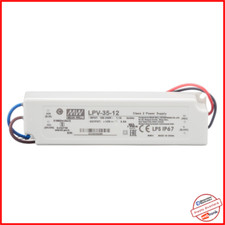 Trasformatore 220 12 Volt 3a Alimentatore Mean Well LPV-35-12 IP67 Power Supply