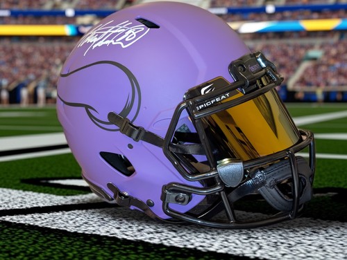 Casco adrian peterson firmato - adrian,