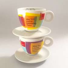 2 tazze llly cappuccino cups
