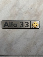 Logo Fregio Alfa Romeo 33 Quadrifoglio Oro