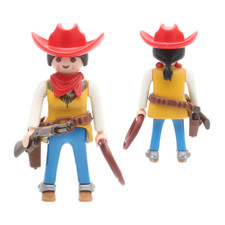Playmobil Lucky Lucy Cowgirl Wild West Laso fondina fucile cappello