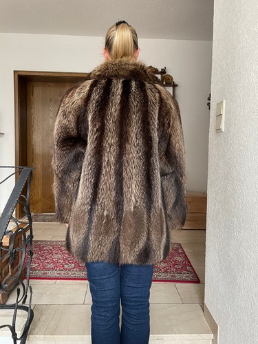 Giacca pelliccia procione