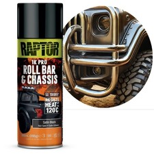 Raptor Vernice spray per telaio roll-bar nero satinato Vernice per auto 366ml