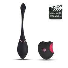 Ovulo vibrante con Telecomando in silicone vaginale donna ricaricabile wireless