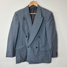 Giacca tuta blu doppio