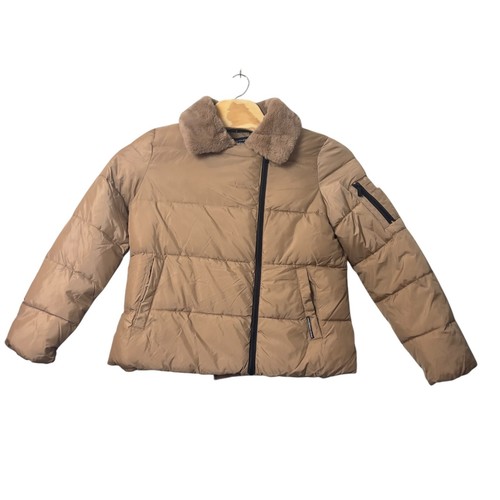 Cappotto imbottito pelliccia