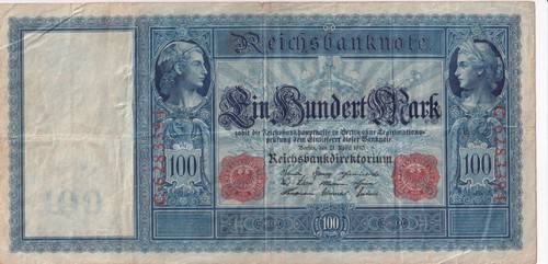 100 marchi germania - marchi,