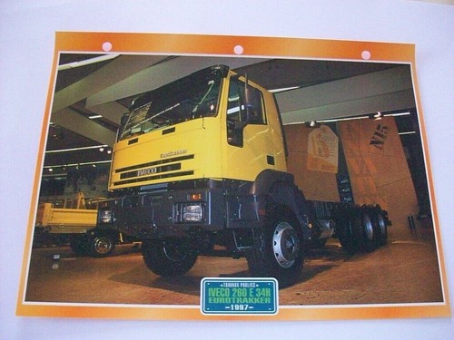 Carte fiche camion - carte, travaux