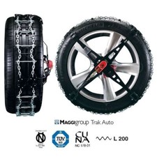 *FRP* n.210 CATENE DA NEVE TRAK AUTO MAGGI RUOTA 18" 215/40-18 snow chain cadena