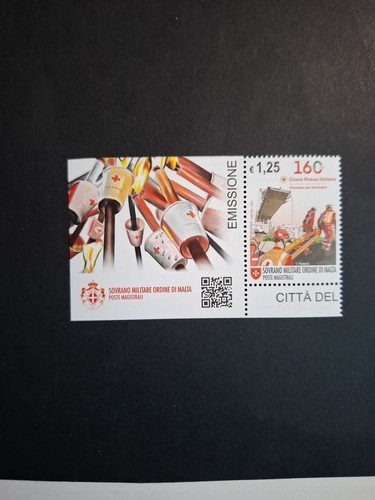 Francobollo croce rossa - croce,