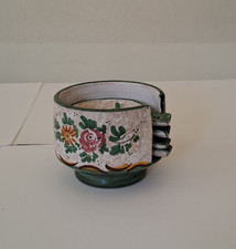 Set 4 posacenere ceramica - dipinto a mano DERUTA - vintage - floreale