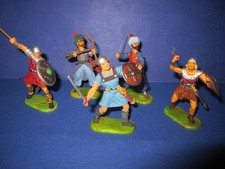 Elastolin - 5 personaggi - Normanni e Turchi 7 cm