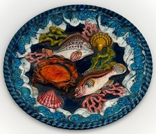Rare assiette trompe œil - assiette,