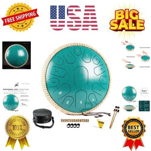 Steel tongue drum - 13, pollici