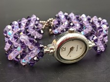 OROLOGIO GIOIELLO  CON CRISTALLI SWAROVSKI - VIOLA E LILLA