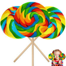 Jumbo Rainbow Swirl Lollipop
