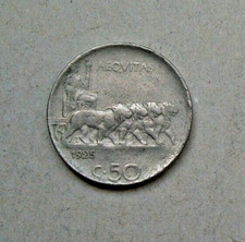 1925 RIGATO 50 centesimi